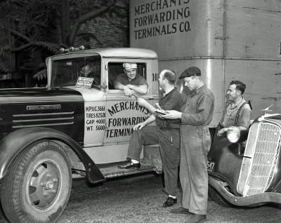 Truck drivers strike