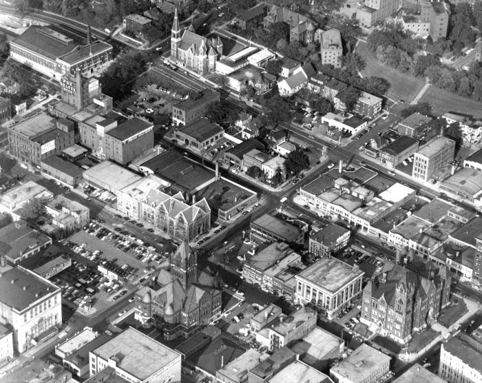 Aerial View Downtown Grand Rapids