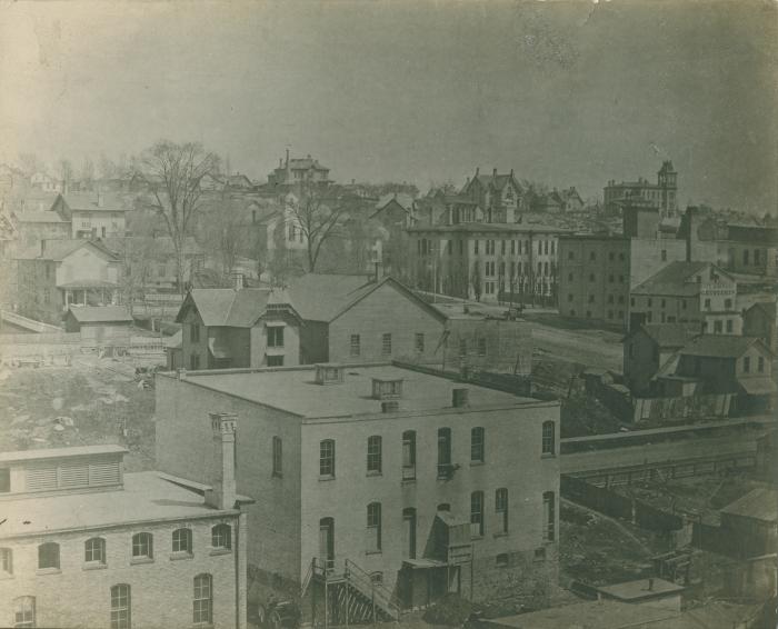 Michigan Avenue view, 1875