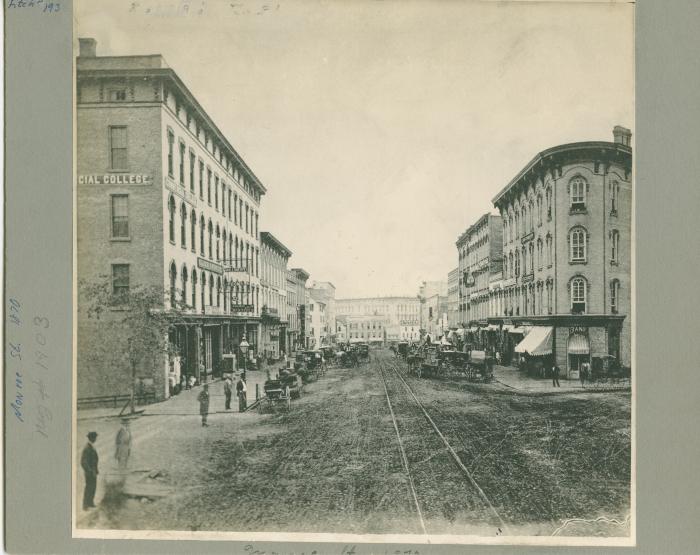 Monroe Center view, 1870