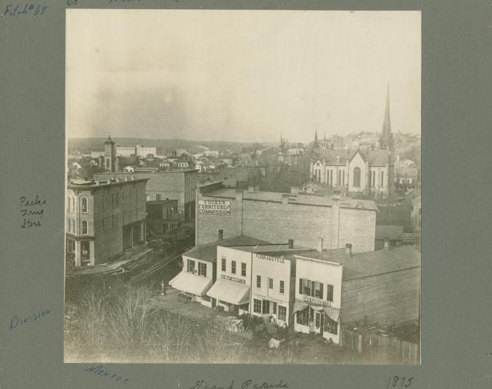 Grand Rapids view, 1875