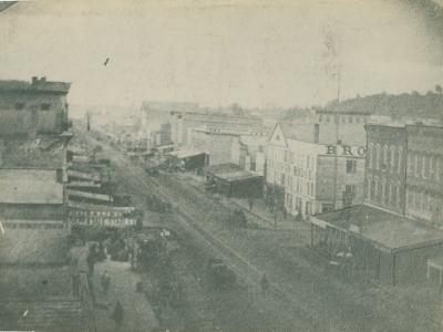 Monroe Avenue view, 1866