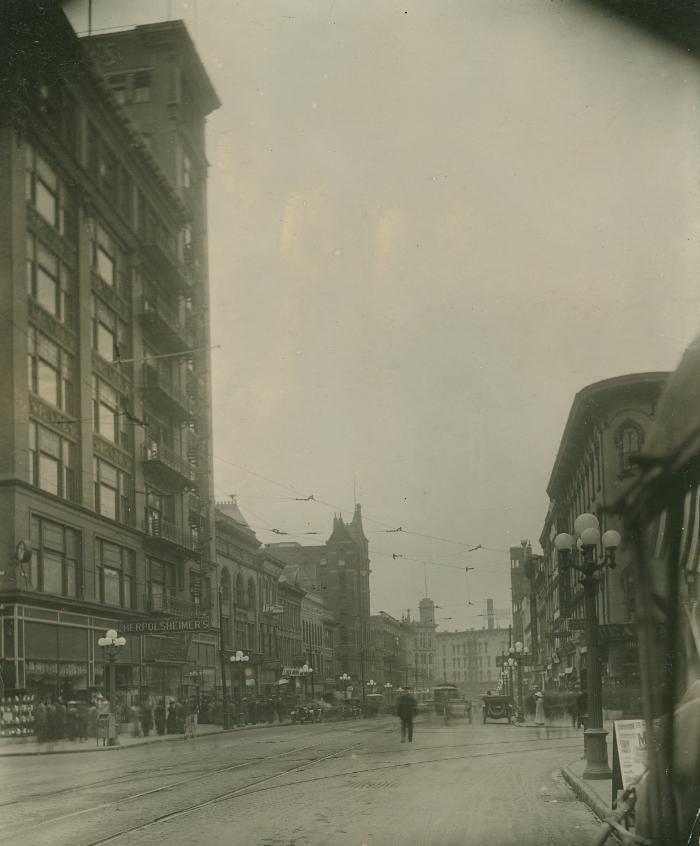 Monroe Center view, 1910