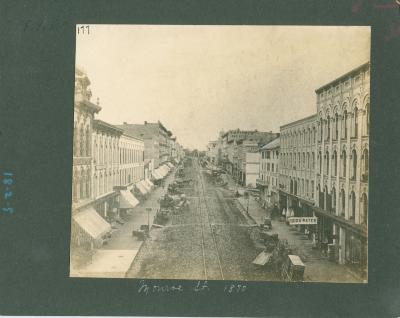 Monroe Avenue view, 1870