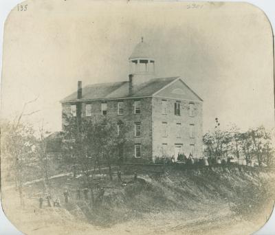 Old stone high school, 1860