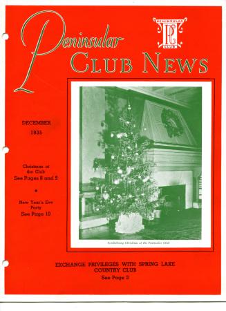 Peninsular Club News, December 1935