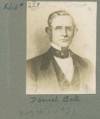 Sketch. Daniel Ball (1807-1865)
