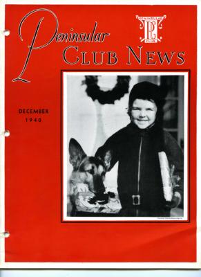 Peninsular Club News, December 1940