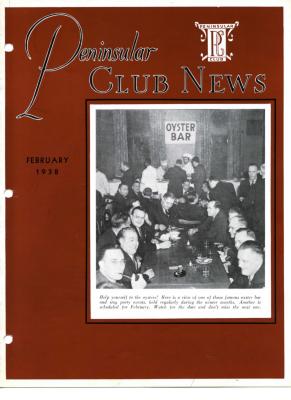 Peninsular Club News, February 1938
