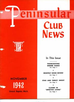 Peninsular Club News, November 1942