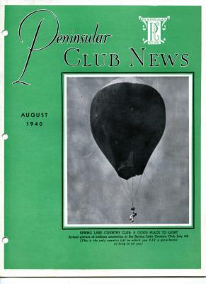 Peninsular Club News, August 1940