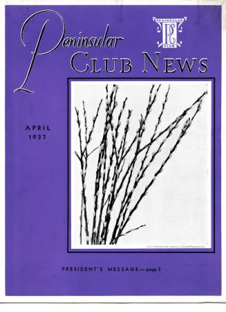 Peninsular Club News, April 1937