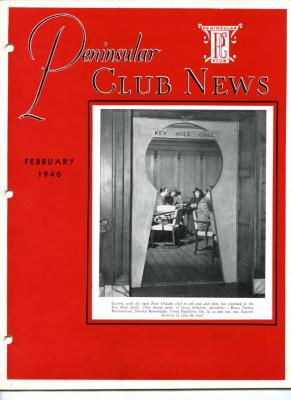 Peninsular Club News, February 1940