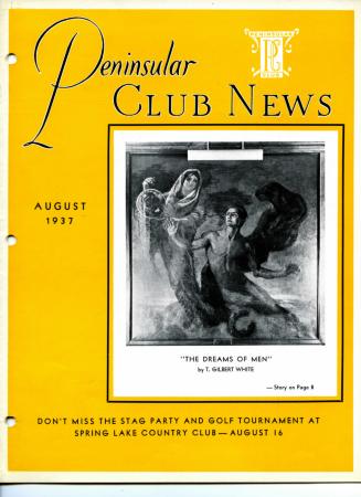 Peninsular Club News, August 1937
