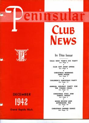 Peninsular Club News, December 1942