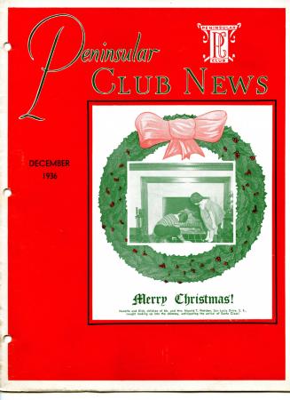 Peninsular Club News, December 1936