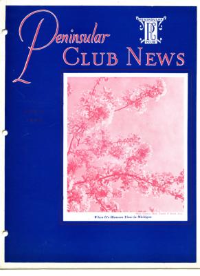 Peninsular Club News, April 1940