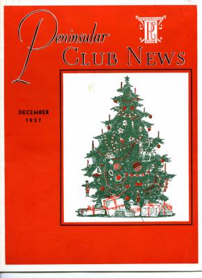 Peninsular Club News, December 1937