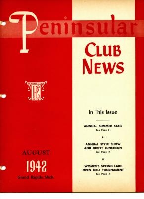 Peninsular Club News, August 1942