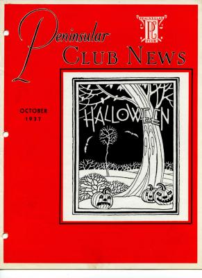 Peninsular Club News, October 1937