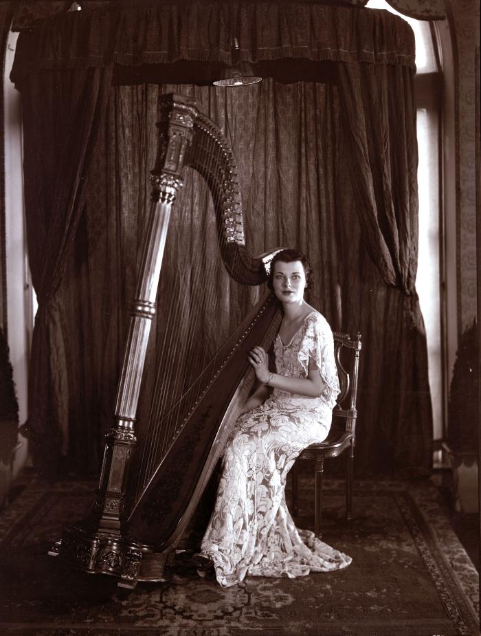 Woman Harpist