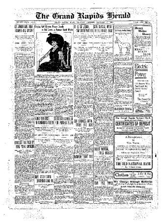 Grand Rapids Herald, Tuesday, January 11, 1910