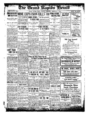 Grand Rapids Herald, Tuesday, February 01, 1910