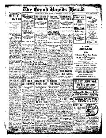 Grand Rapids Herald, Saturday, January 29, 1910