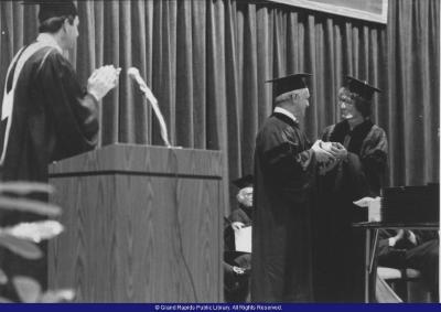 State Representative Tom Mathieu receiving honorary degree