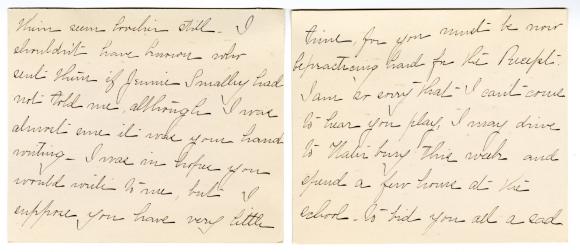 Letter from Unknown to Clara Comstock Russell (n.d.)