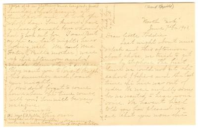 Letter from Clara Comstock Russell to Charles C. Russell (June 7, 1903)