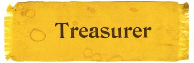 Treasurer ribbon