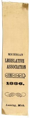 Michigan Legislative Association ribbon