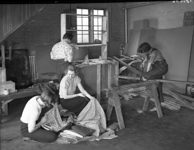 Young Women Working