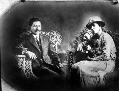 Portrait of man and woman