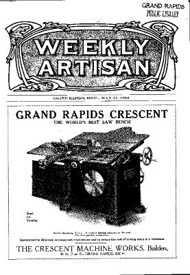 Weekly Artisan, July 31, 1909