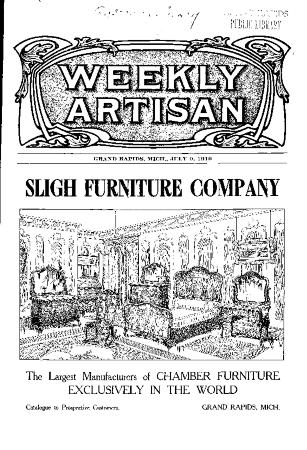 Weekly Artisan, July 9, 1910