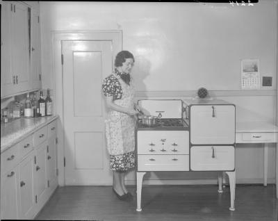 Mrs. A.R. Hurst in Kitchen