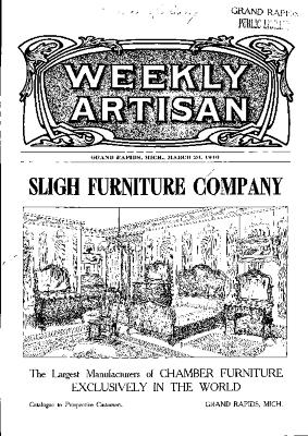 Weekly Artisan, March 26, 1910