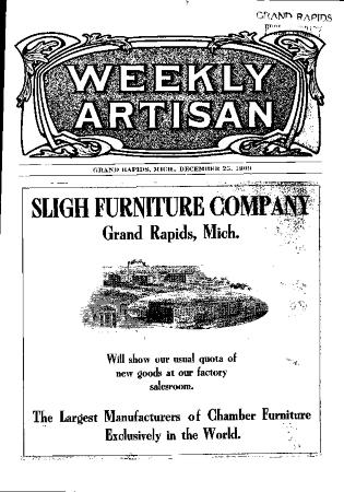 Weekly Artisan, December 25, 1909