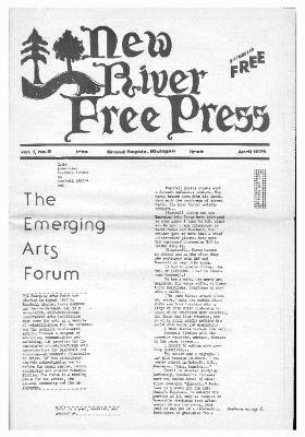 New River Free Press, April, 1974