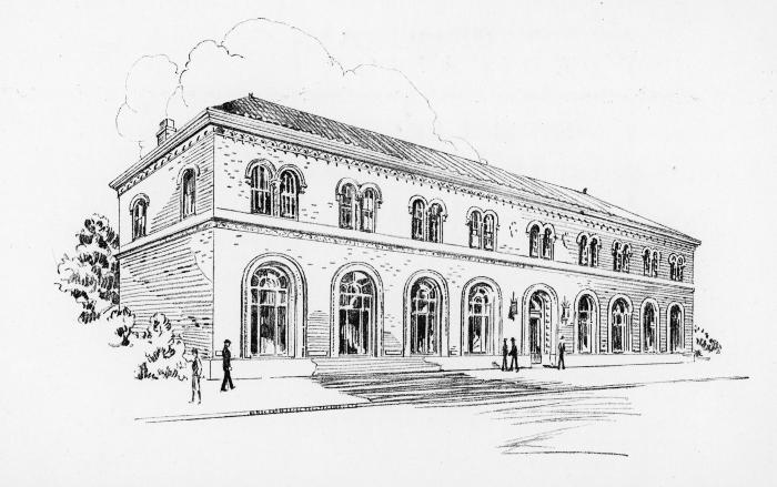 Architectural rendering of West Side Branch