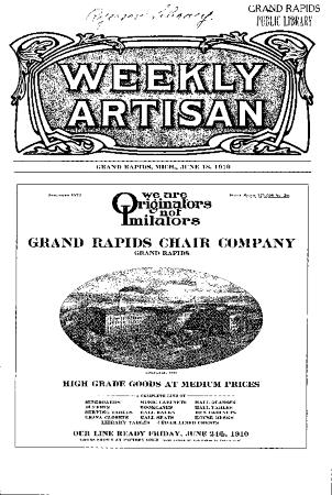 Weekly Artisan, June 18, 1910