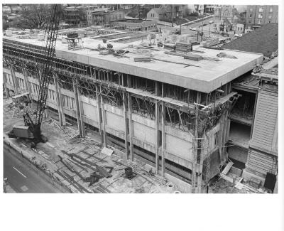 Construction of addition at Main Library