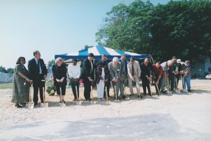 Groundbreaking ceremony for Madison Square branch
