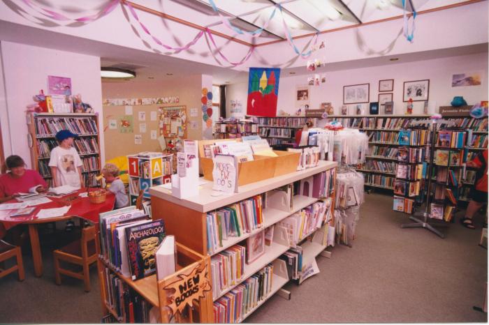 Interior of the Yankee Clipper Branch Library