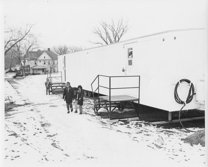 Madison Square branch, mobile library exterior