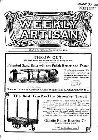 Weekly Artisan, July 10, 1909