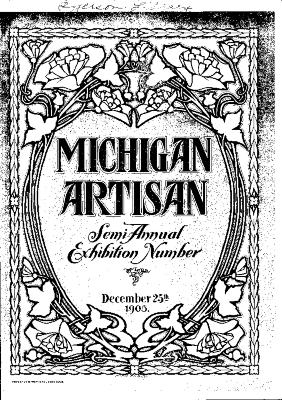 Michigan Artisan, December 25, 1905