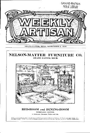 Weekly Artisan, September 3, 1910